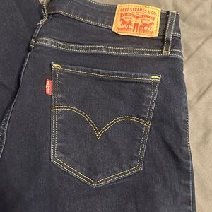 Levi's Dark Blue Flare Jeans